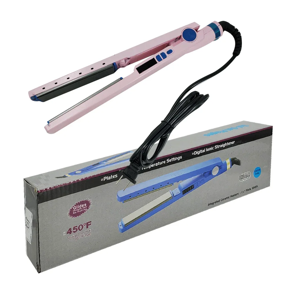 Plancha de cerámica alisadora para el cabello / 450°f / 110-220v / v08480 / zfq-4105