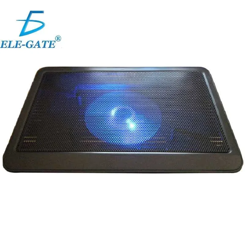 Base enfriadora de plástico para laptop con 1 ventilador iluminado en rgb / clr.19