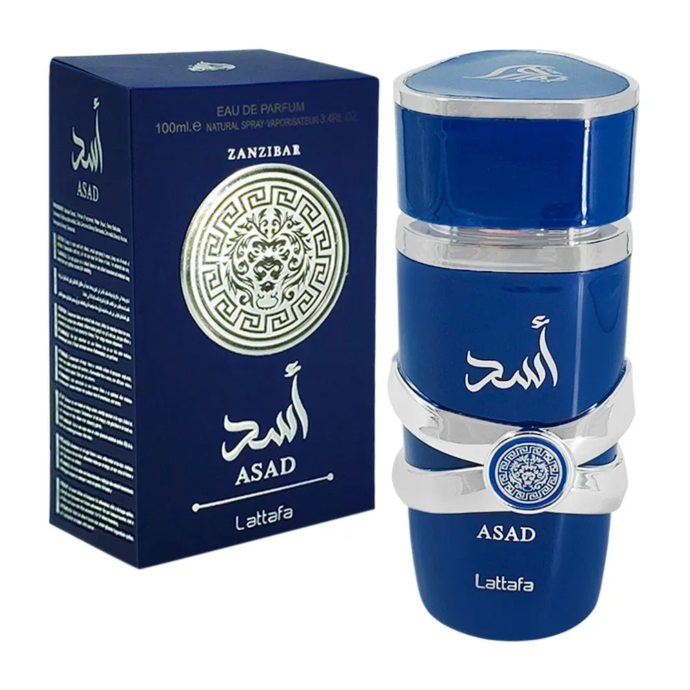 Perfume asad zanzibar lattafa en spray con fragancia para hombre, 100ml / 2448-8