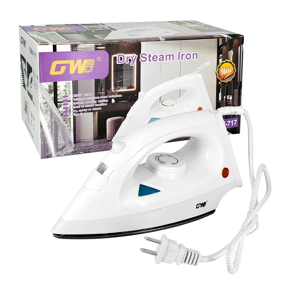 Plancha de vapor para ropa con control de temperatura y spray, 1200w / dry steam iron / 14887 / gwd