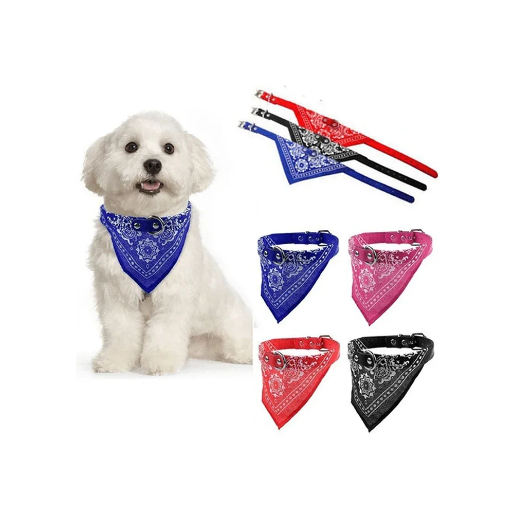 Collar con paliacate ajustable para mascotas, variedad de colores / jr1240 / 1240