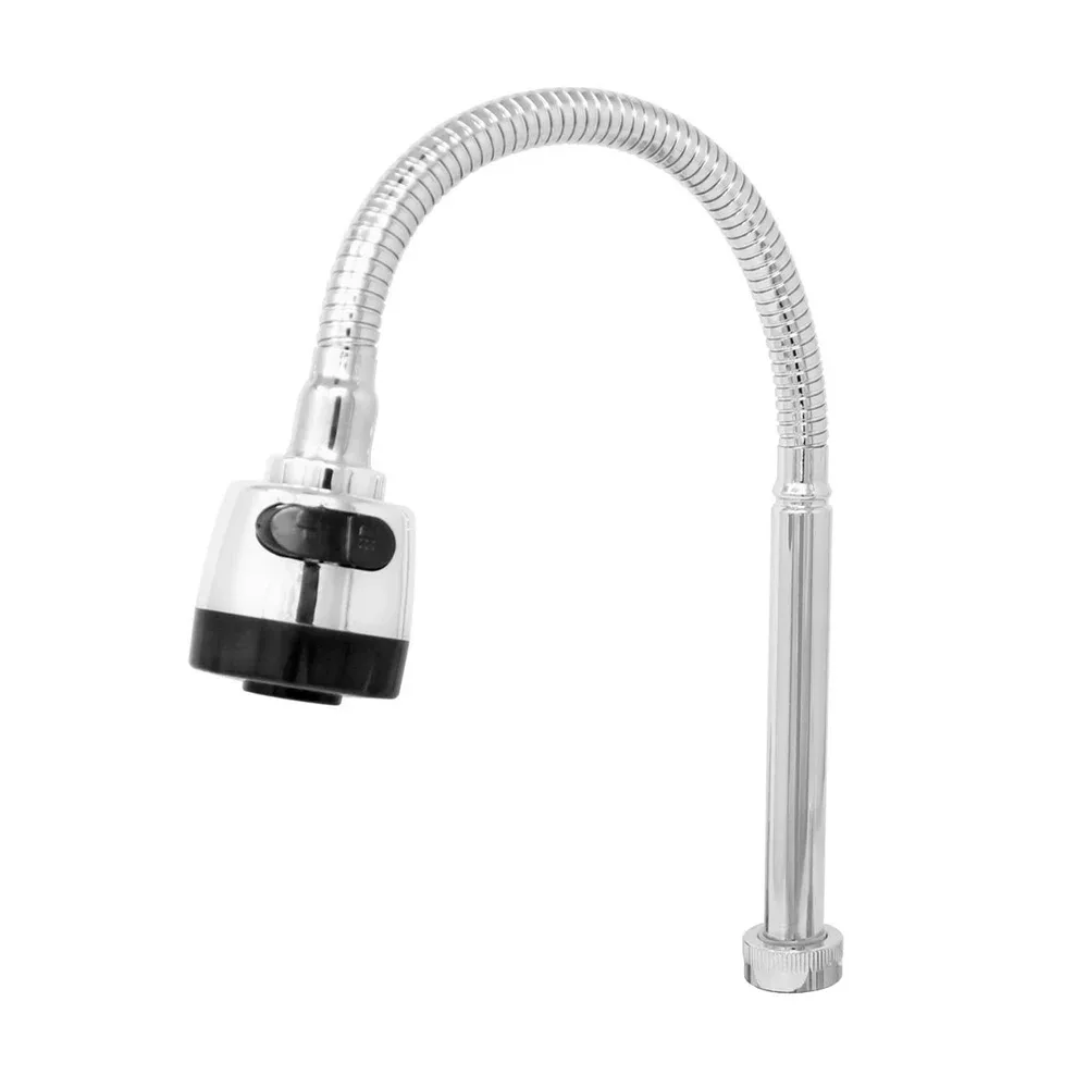 Cuello flexible de acero inoxidable 48cm con acabado cromado para fregadero / maxflu