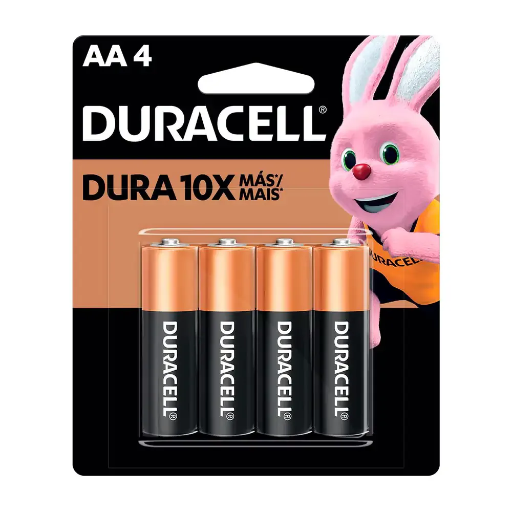 Blíster de 4 pilas AA 1.5v / 320