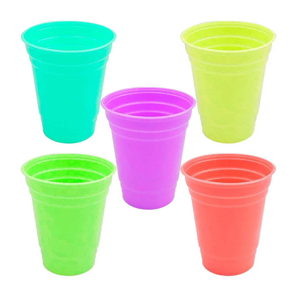 Vaso de plástico opaco chico con diseño de líneas, variedad de colores en tonos pastel  / vaso ximena chico / cosmo plastik