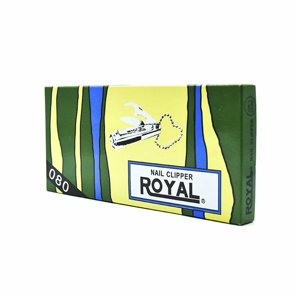 Paquete de 12 pzas cortauñas royal 10010057