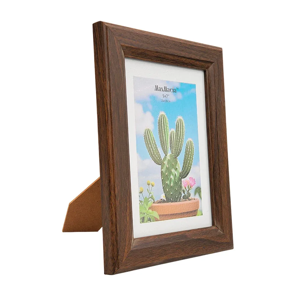 Portarretrato de madera con diseño moderno, 13x18cm, variedad de colores / 14407