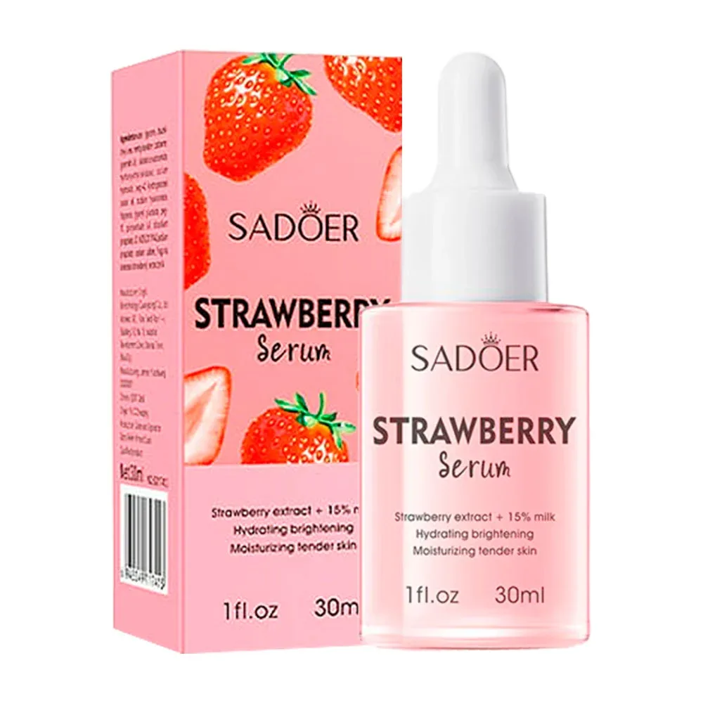 Serum facial con extracto de fresa, purificante y limpiador, 30ml / sd17413