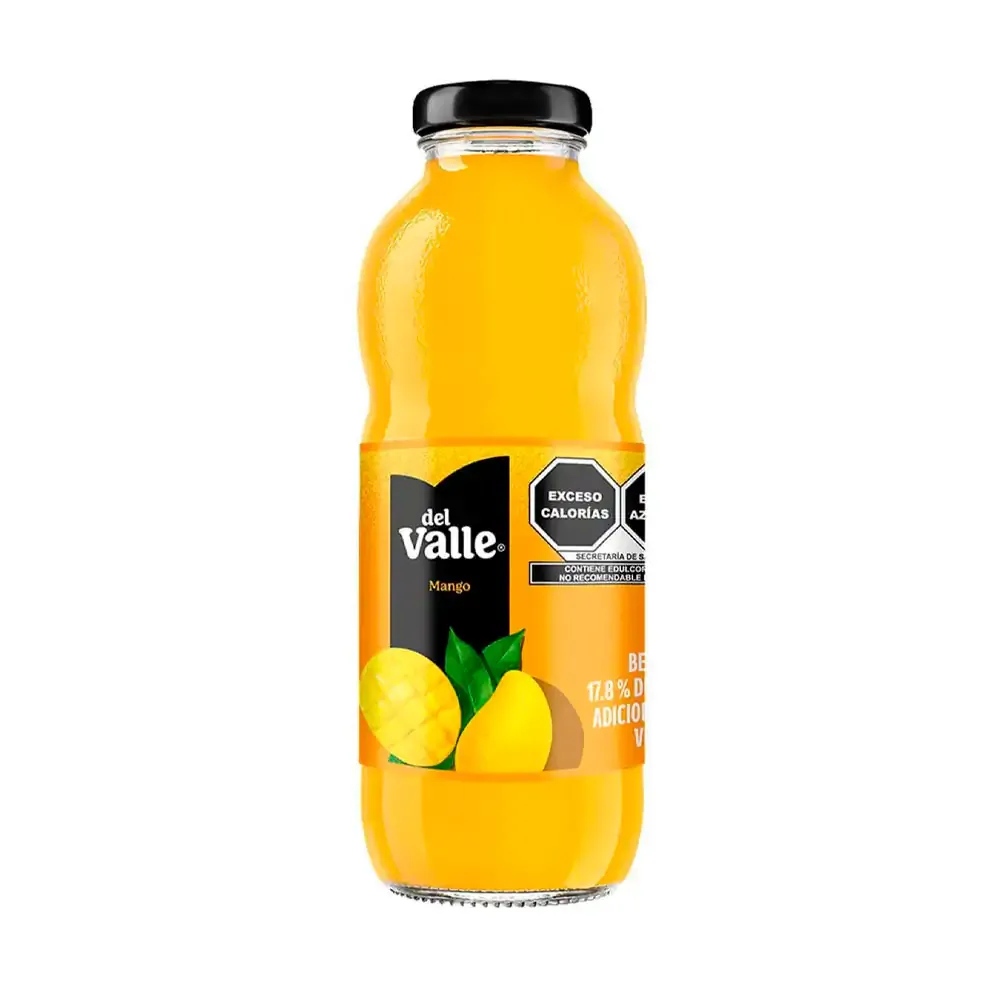 Jugo del valle sabor mango, 413ml en botella de vidrio / 052000
