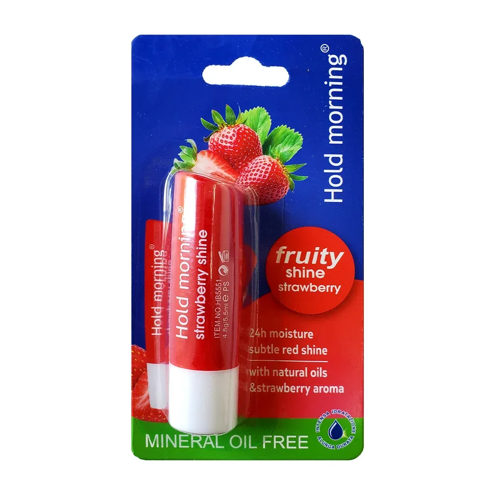 Bálsamo labial hold morning para hidratar los labios, 4.8g, variedad de aromas / hb5551