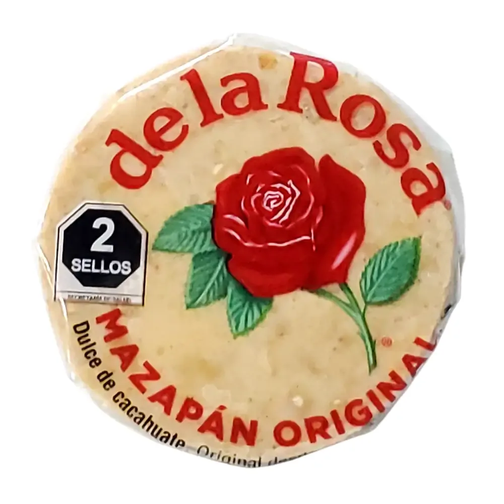 1pza mazapan de la rosa original, dulce de cacahuate 28g / mazapan