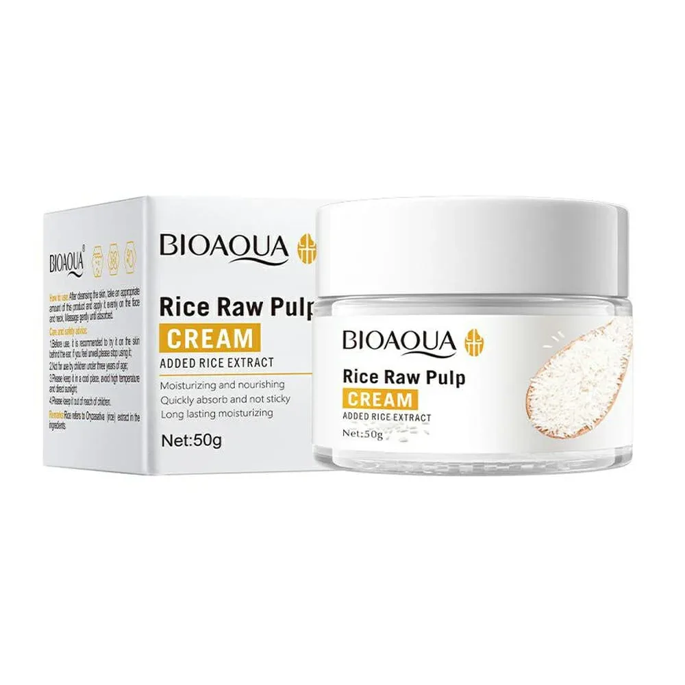 Crema facial hidratante con extracto de arroz 50g / bqy79706