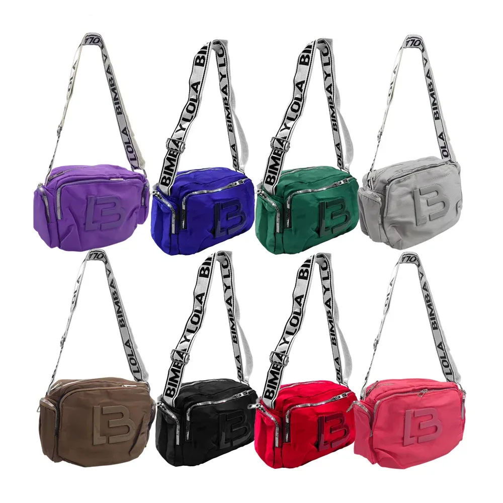 Bolsa con 5 compartimentos - cierres plateados para dama, variedad de colores