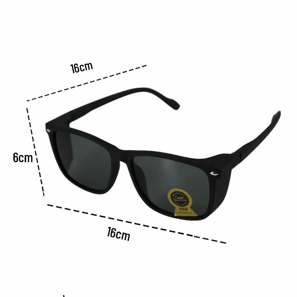 1pza Gafas solares en color negro con protección lateral / 3197-3f