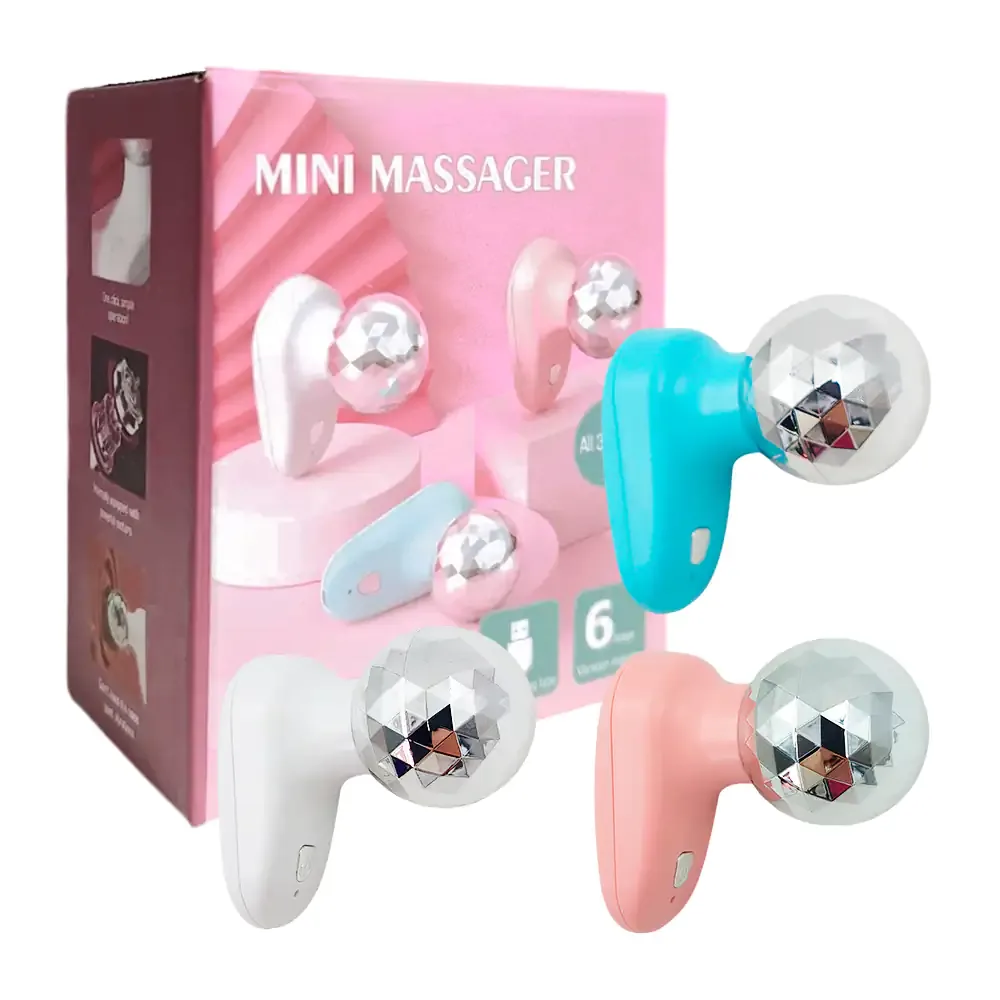 Mini masajeador recargable usb con ajuste de velocidades, variedad de colores / zm24-2073