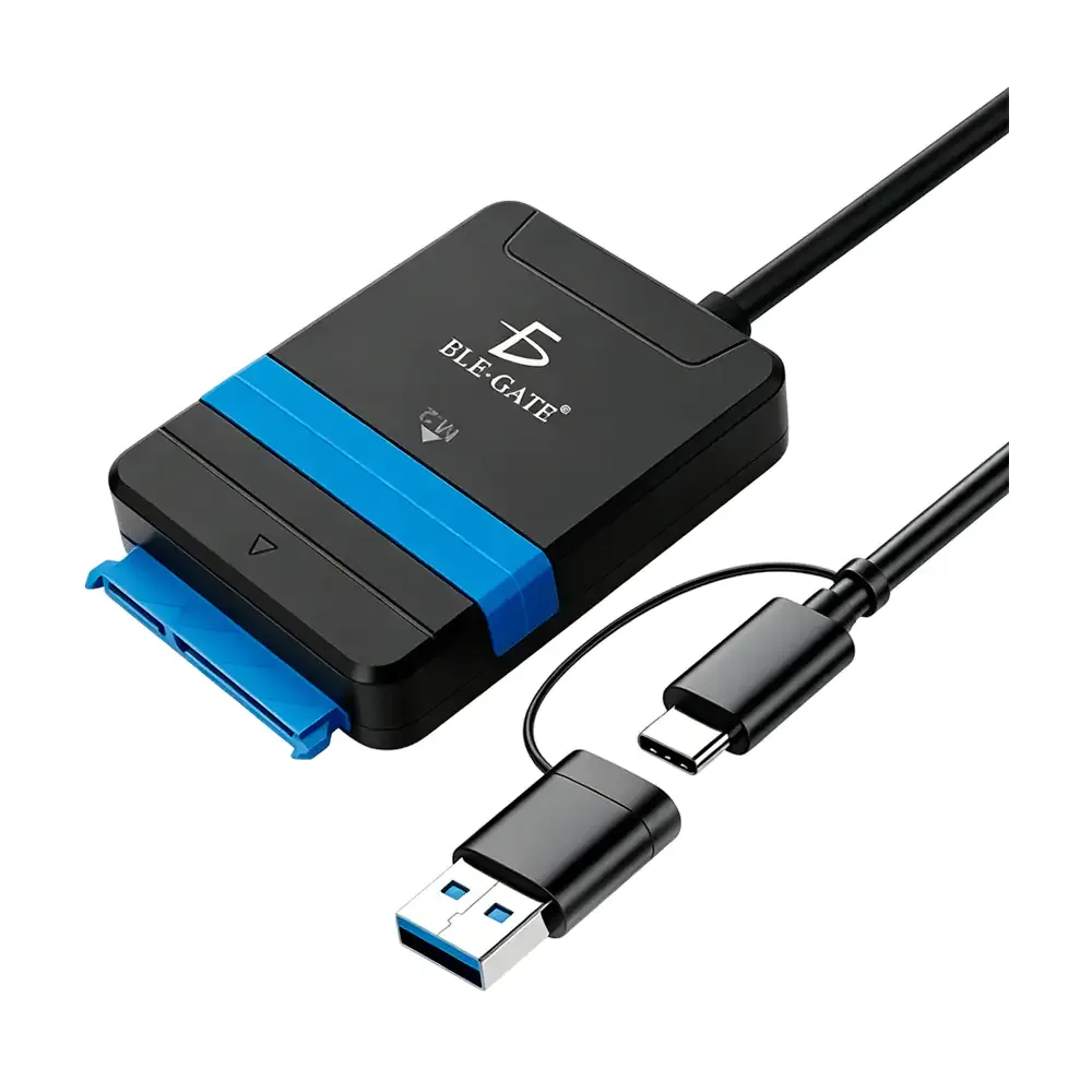 Cable adaptador para disco duro dual con conexión gen 2 a m.2 y sata 2.5 / 3.5