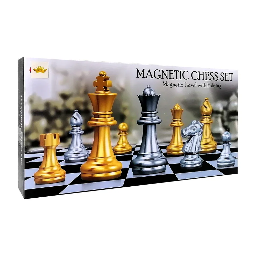 Juego de mesa con tablero plegable + fichas de ajedrez magnéticas / magnetic chess set