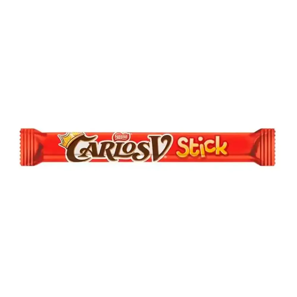 1pza Chocolate con leche carlos v stick de 8g