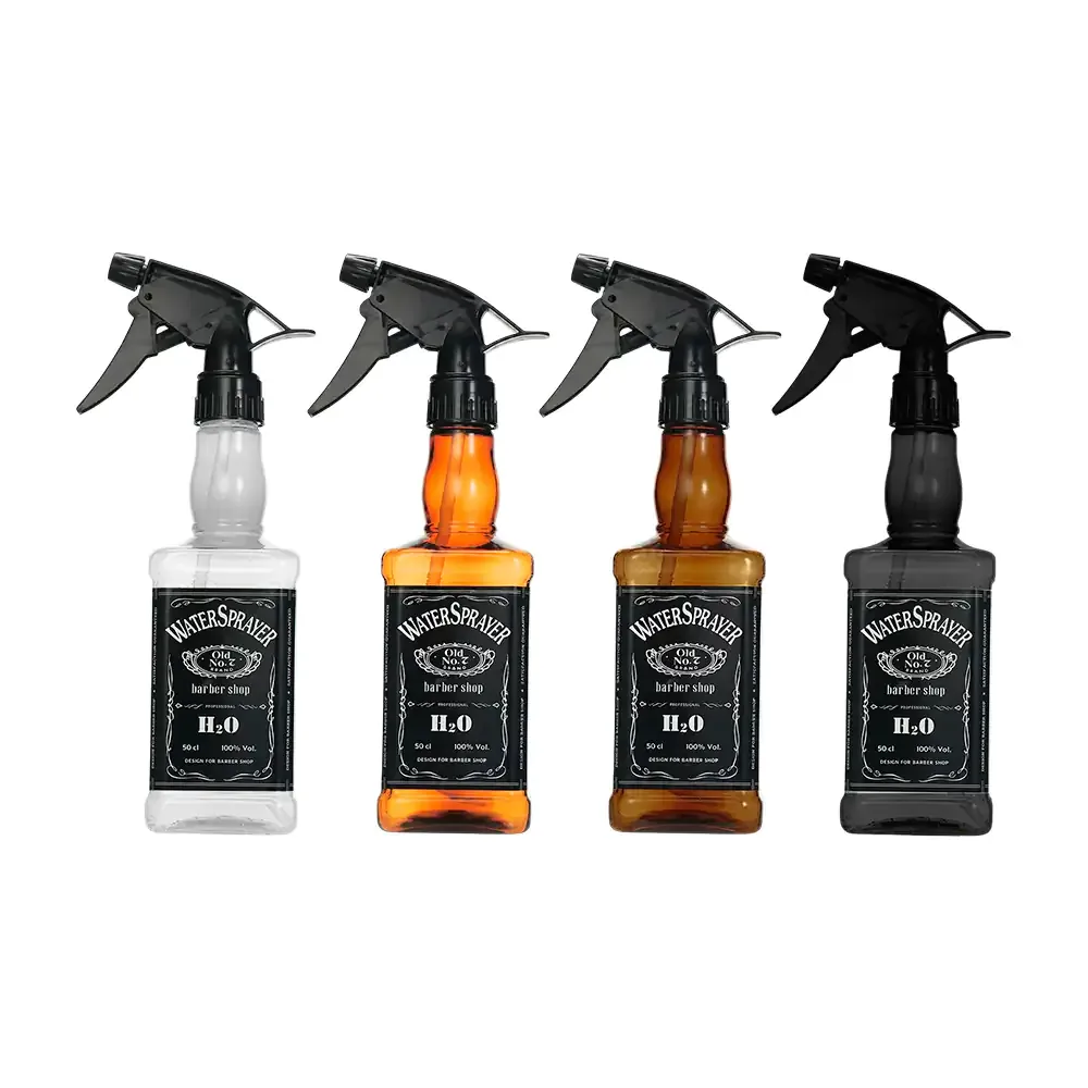 Botella atomizador c&j flori de 450ml con diseño de botella de whisky, variedad
