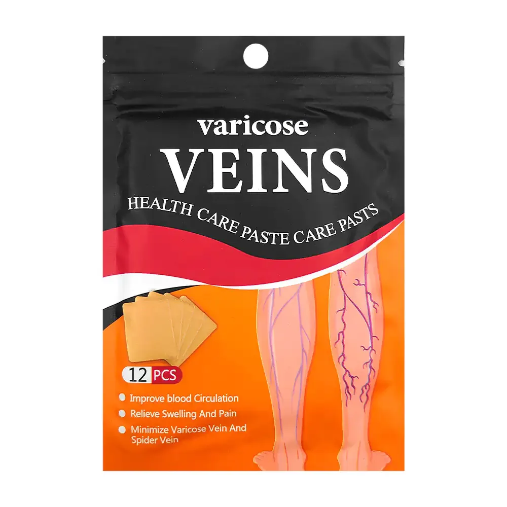 Bolsa con 12 parches rectangulares para venas varicosas / par-25