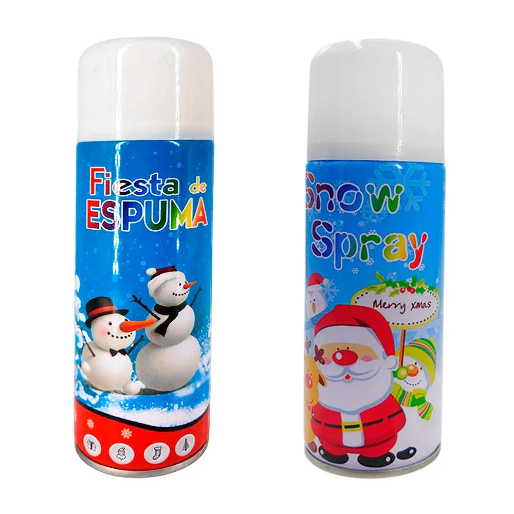 1pza Lata de espuma / nieve en spray 250ml / snow spray / lp-186a