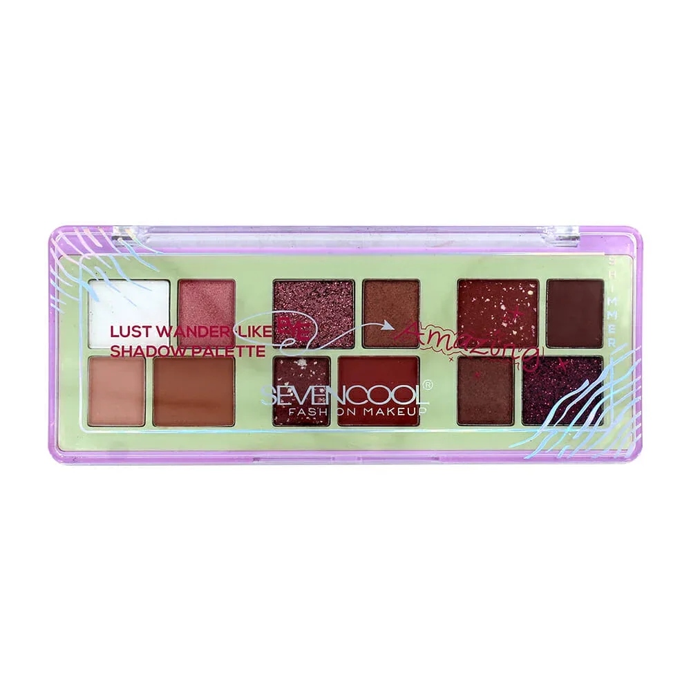 Paleta de sombras con 12 colores para ojos / sevencool 6620c