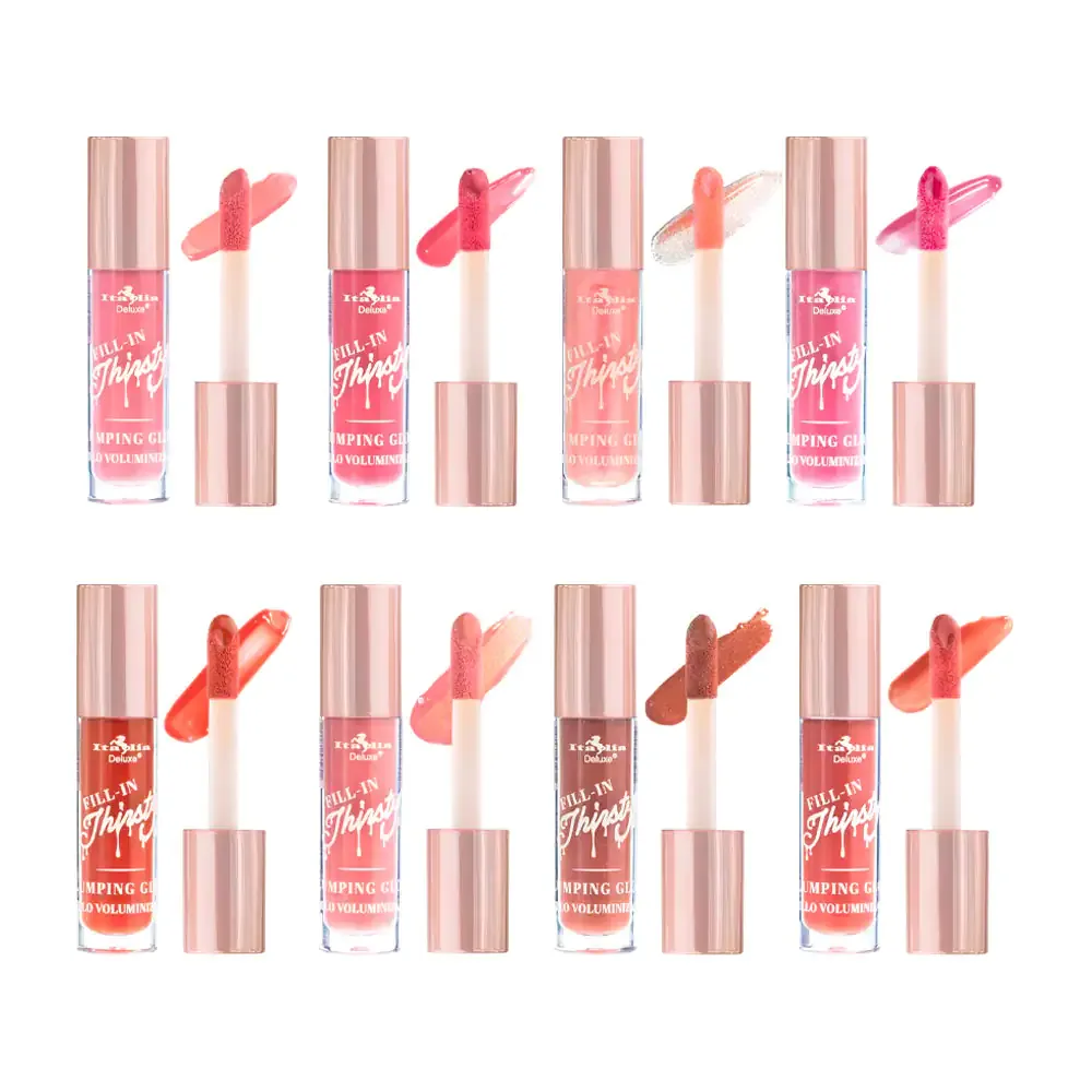 Brillo labial italia deluxe, volumen, brillo y suavidad, 4g, variedad de tonos
