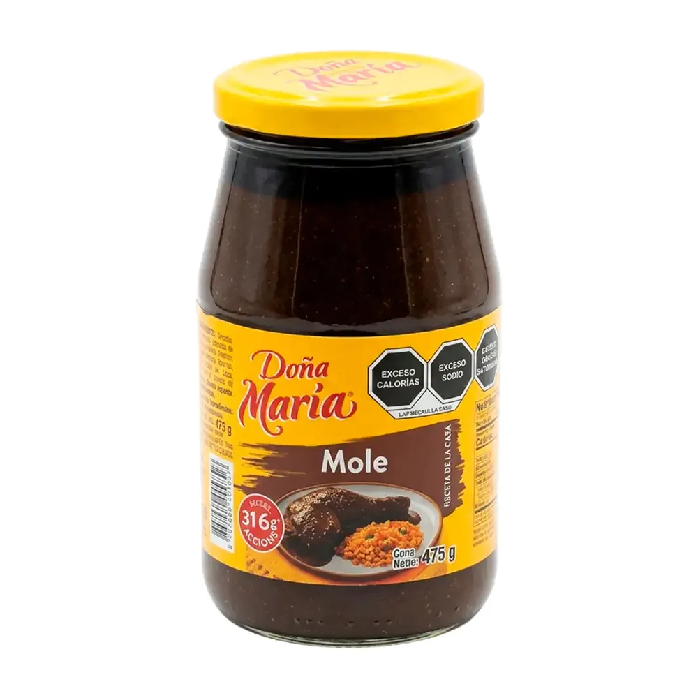 Frasco con 475 gramos de mole doña maría para 16 porciones / 150240