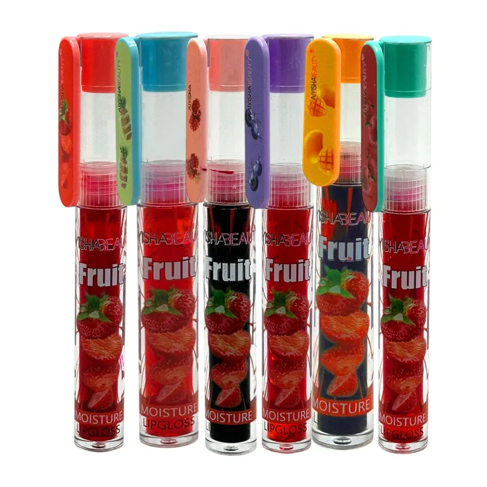1pza Labial en forma de pluma con aroma y tinta para labios, variedad de tonos / lip gloss / aiyishabeauty fruit