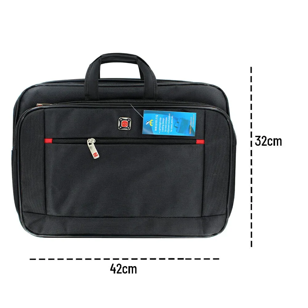 Bolsa maletín liso multifuncional de 5 compartimentos / lml-1303