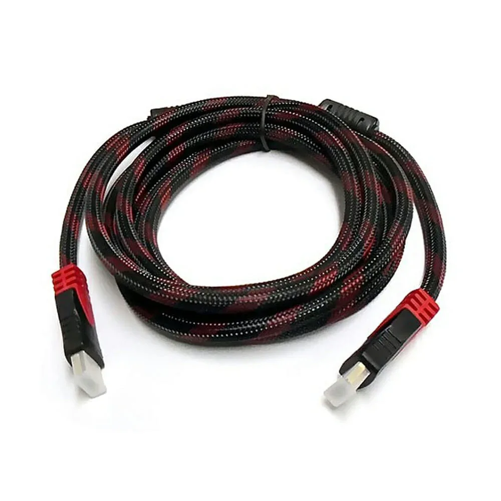 Cable hdmi mallado, 1.5 metros, full hd 1080p para play, xbox, laptop y/o pc / wi.02