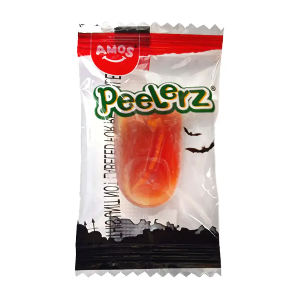 1pza Gomitas peelerz con forma de partes del cuerpo con sabor a fresa y cereza
