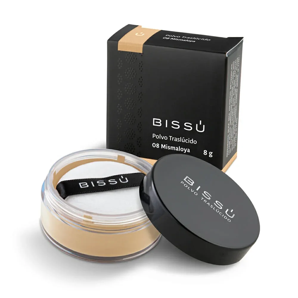 Polvo traslúcido bissú 8g en tono 08-mismaloya para rostro