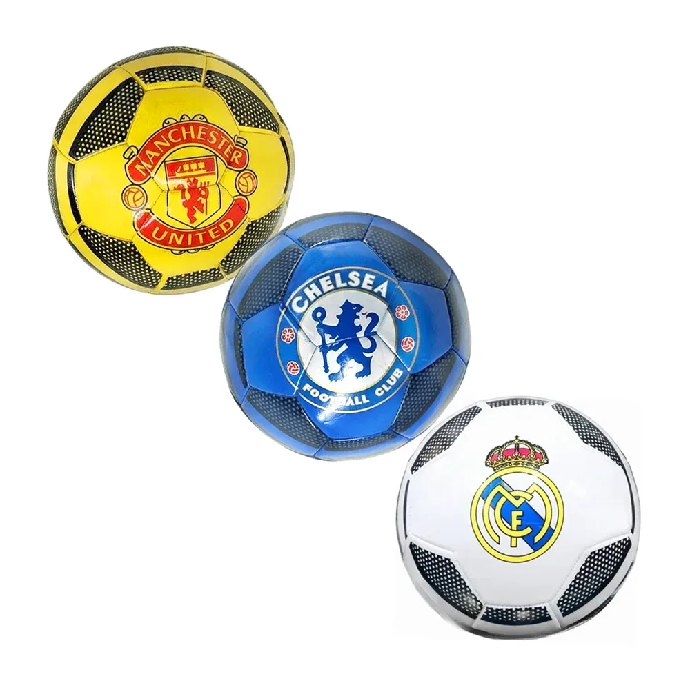 Balón de fútbol #5 con estampado de escudos - equipos de fútbol, varios modelos