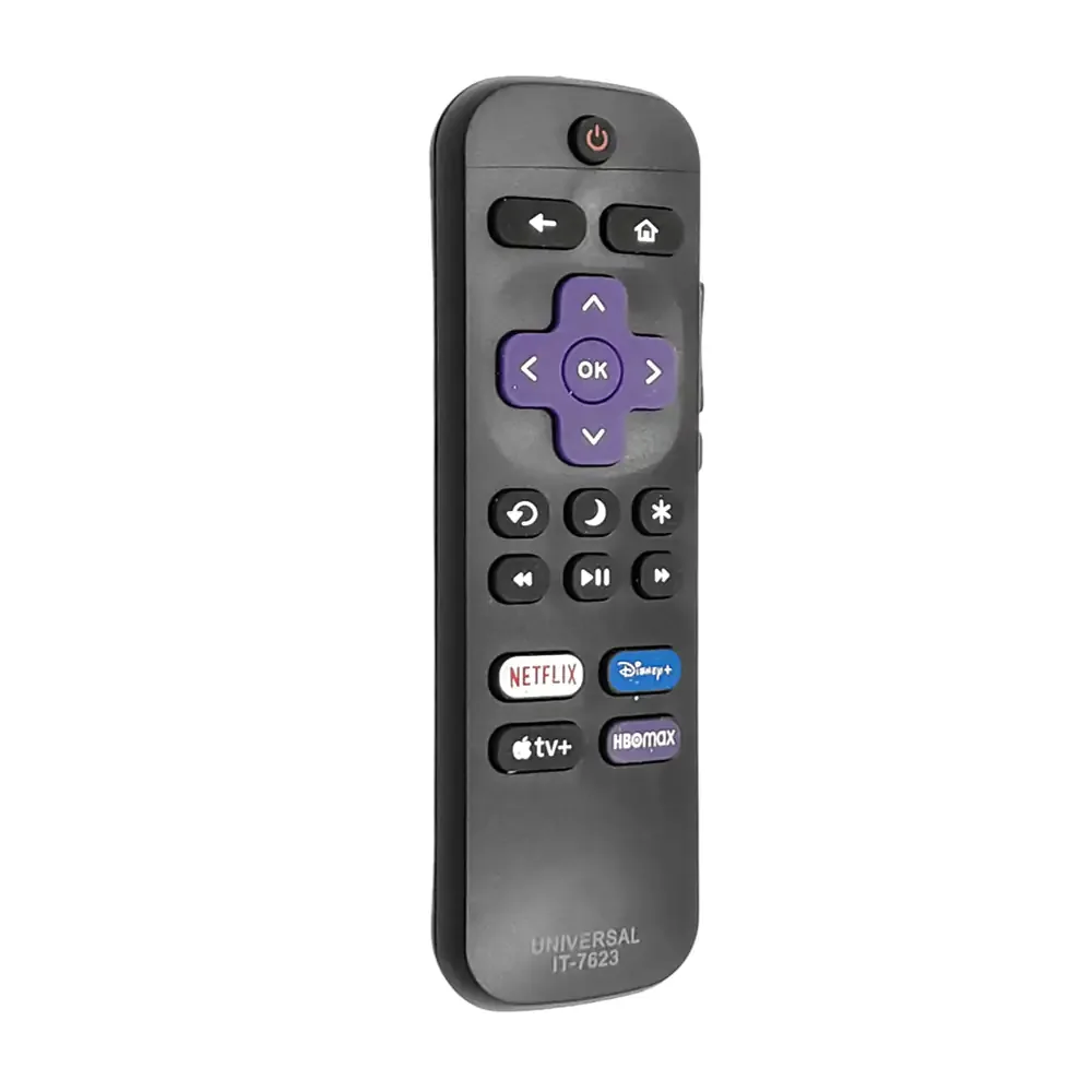 Control remoto universal para televisión con diseño ergonómico / it-7623
