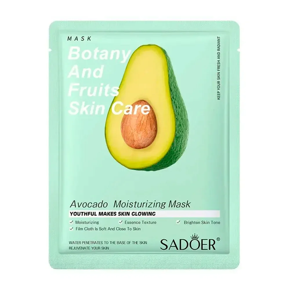 1pz mascarilla facial con extracto de aguacate para suavizar la piel, 25g