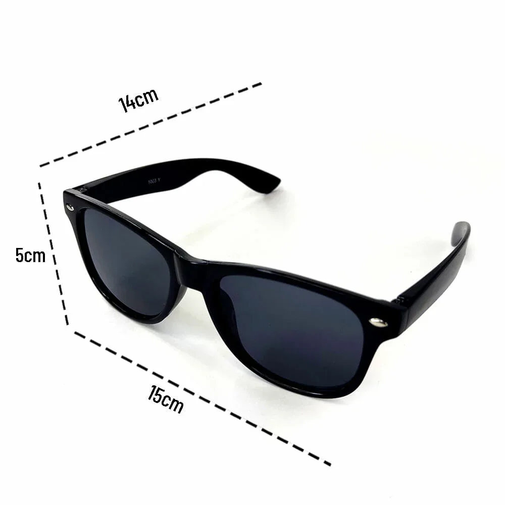 Lentes para sol infantiles color negro / 1003-1f