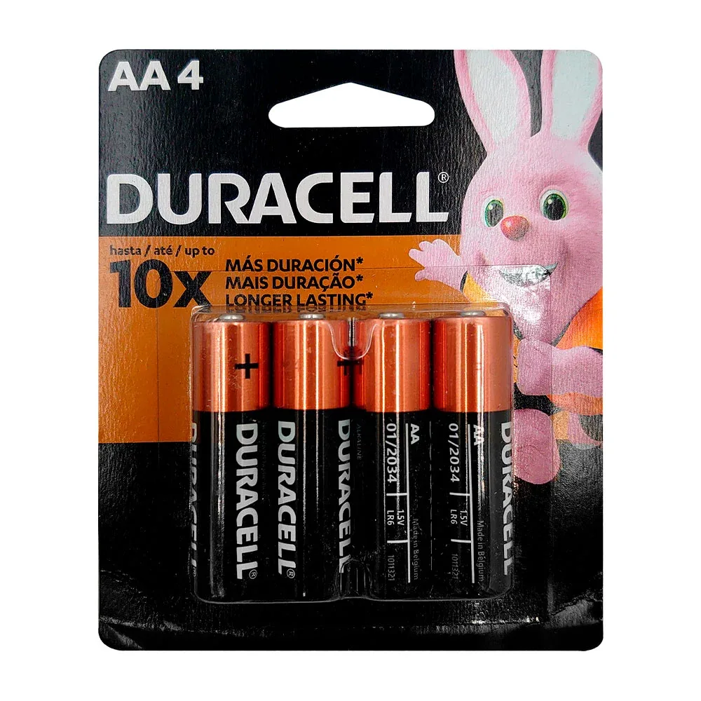 Blíster de 4 pilas AA 1.5v / 320...