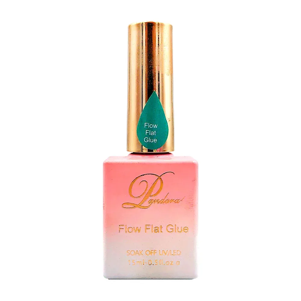 1 pza esmalte flow flat glue pandora, 15 ml, soak off uv / led / pgn2002