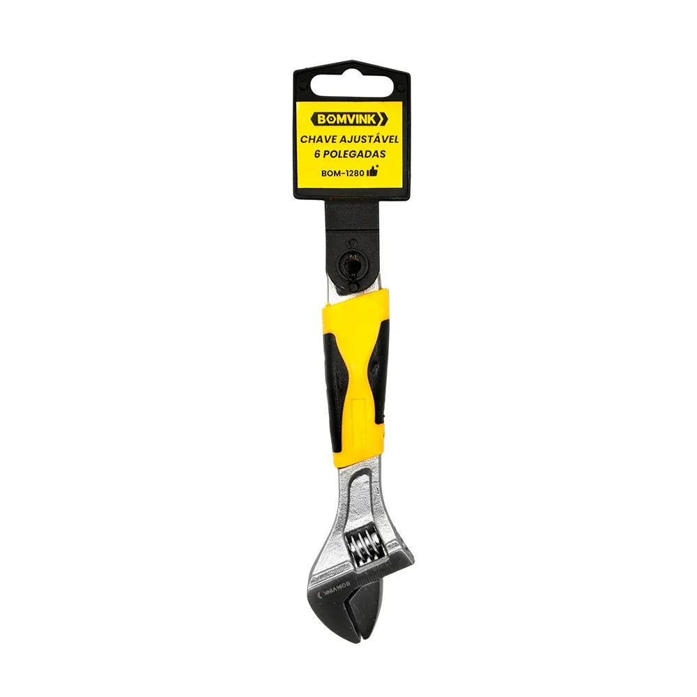 1pza llave ajustable de 6 pulgadas bomvink / bom-1280