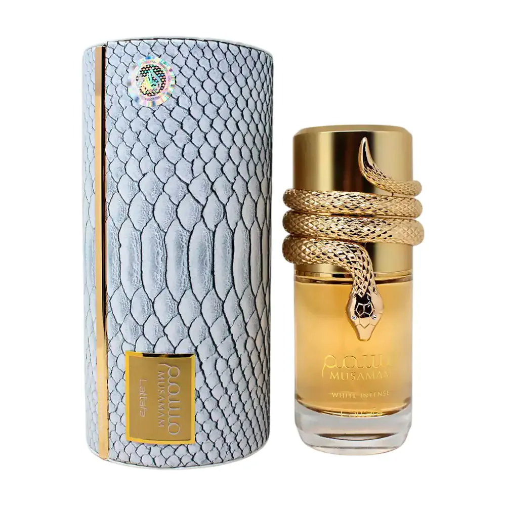 Perfume musamam white intense lattafa en spray con fragancia unisex, 100ml