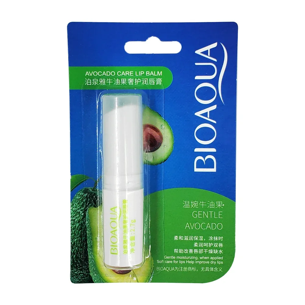 1pza Bálsamo labial de aguacate para hidratar los labios, 2.7g / bioaqua / ct-bqy22118