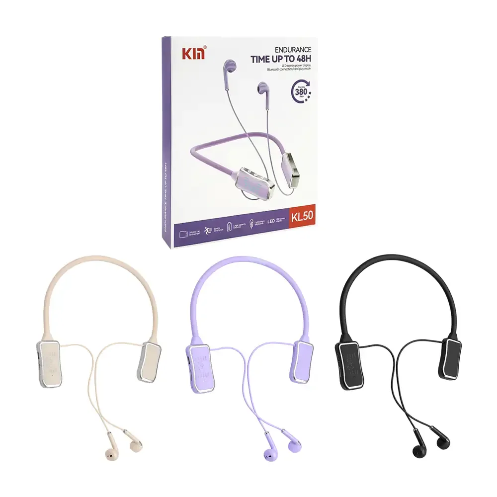 Audífonos deportivos bluetooth kin con control de volumen, variedad de colores