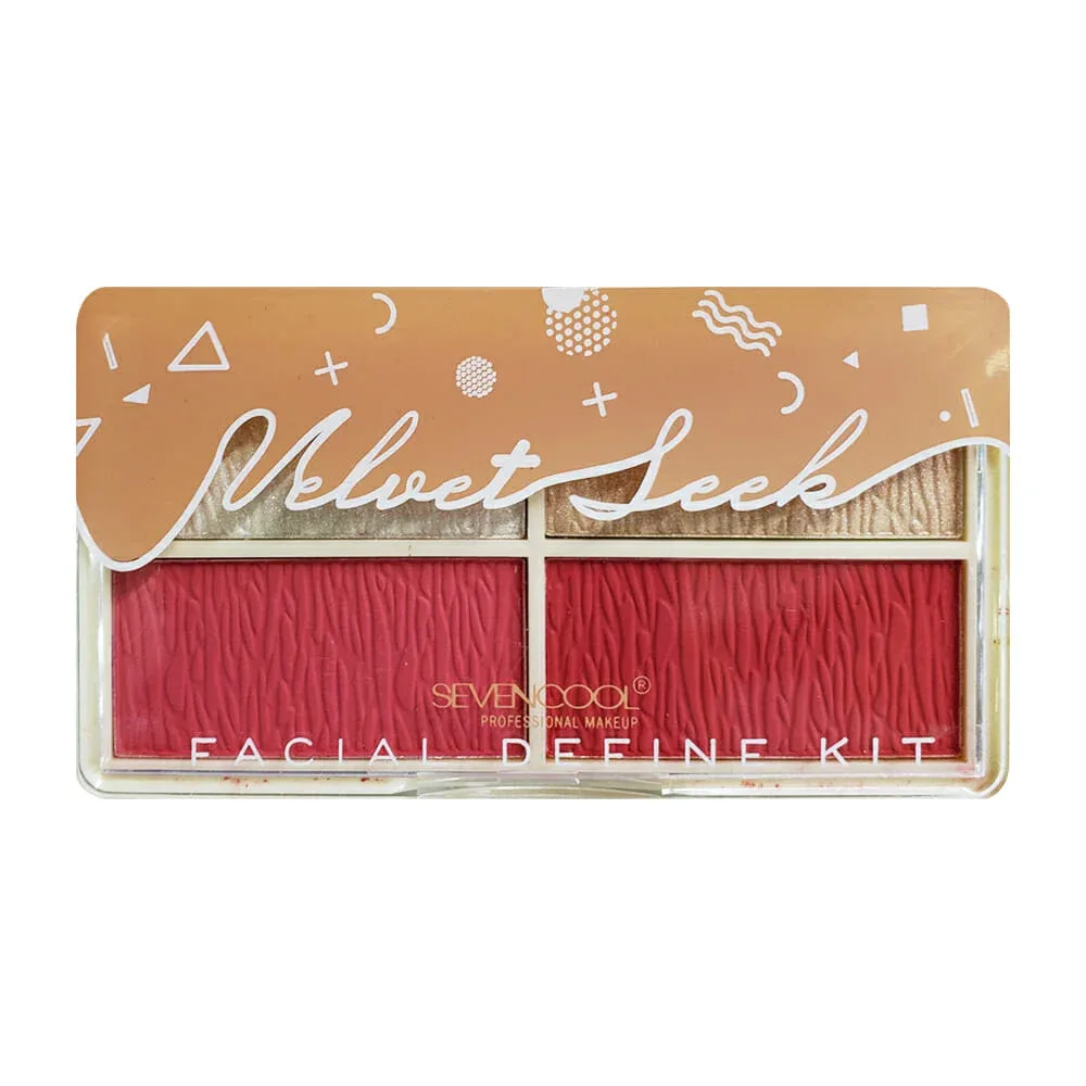 1pza estuche de 4 sombras, variedad de colores / 6493b