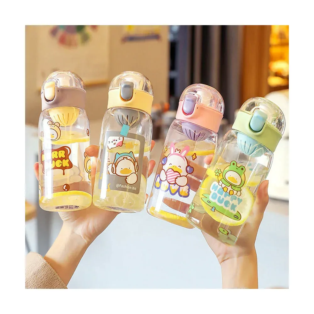 Botella de plástico con diseño de patos, 450ml, variedad de diseños / fb-5381