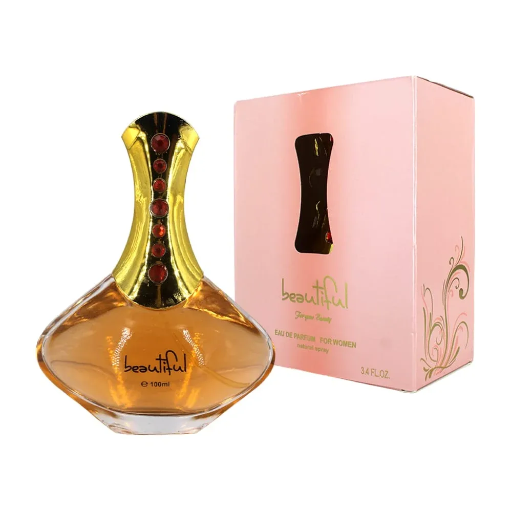 Perfume beautiful en spray con fragancia para dama, 100ml, variedad de colores / 7069b