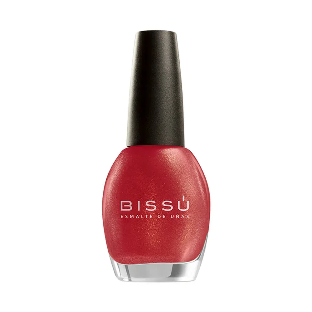 1pza Esmalte bissú para uñas, tono 205 mar rojo 15ml / b008121