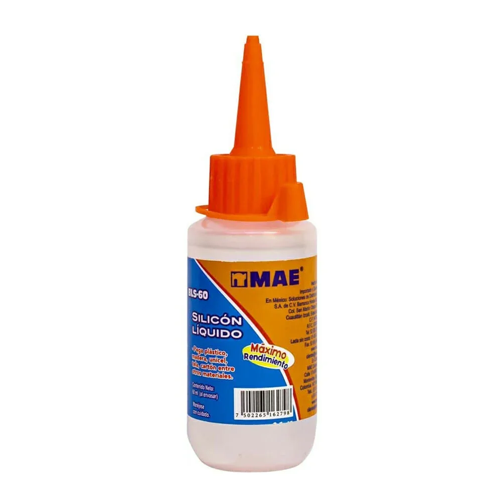 Bote chico con silicón líquido frío mae de máximo rendimiento 60ml / bls-60