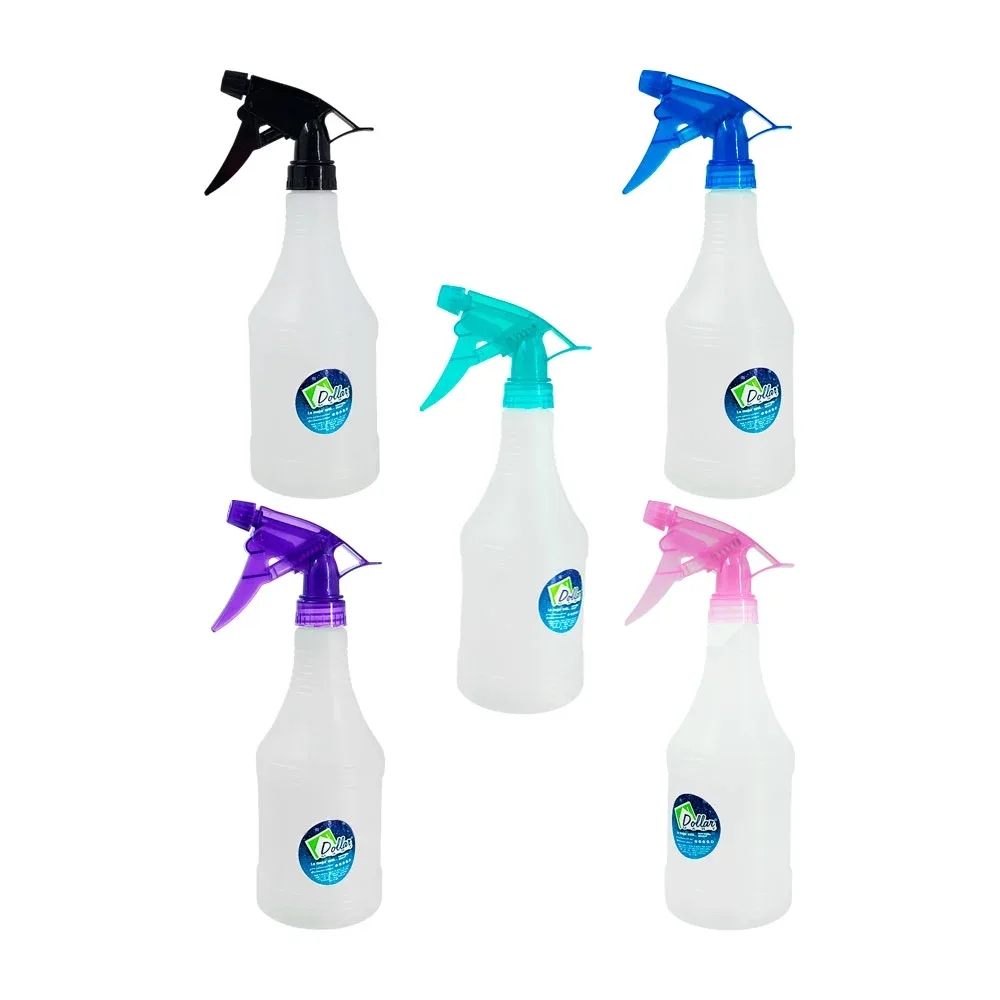 Atomizador mediano de plástico, 600ml en variedad de colores / mx-292