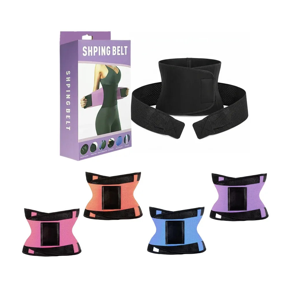 Faja / cinturilla moldeadora ajustable para entrenamiento, variedad de colores