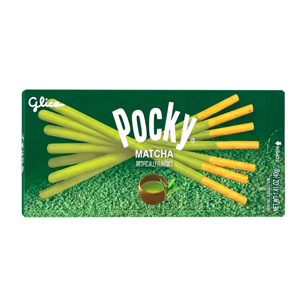 1pz Pocky Palito de galletas, té verde matcha 40g / pocky-m